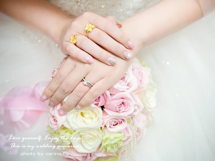 My Wedding｜超浪漫夢幻新娘造型光療指甲。結婚宴客光療指甲款式推薦